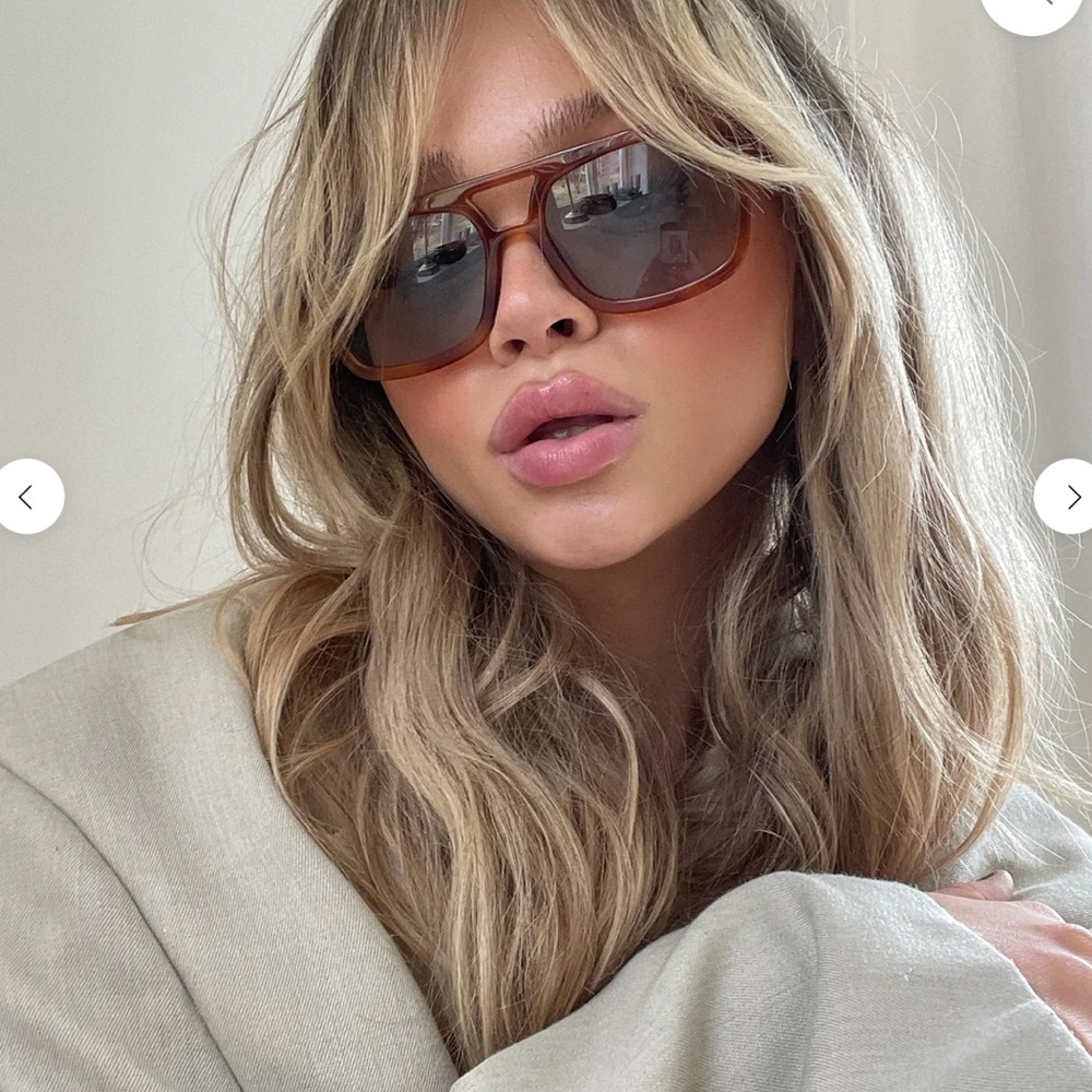 VEHLA Amber Frame Sunglasses